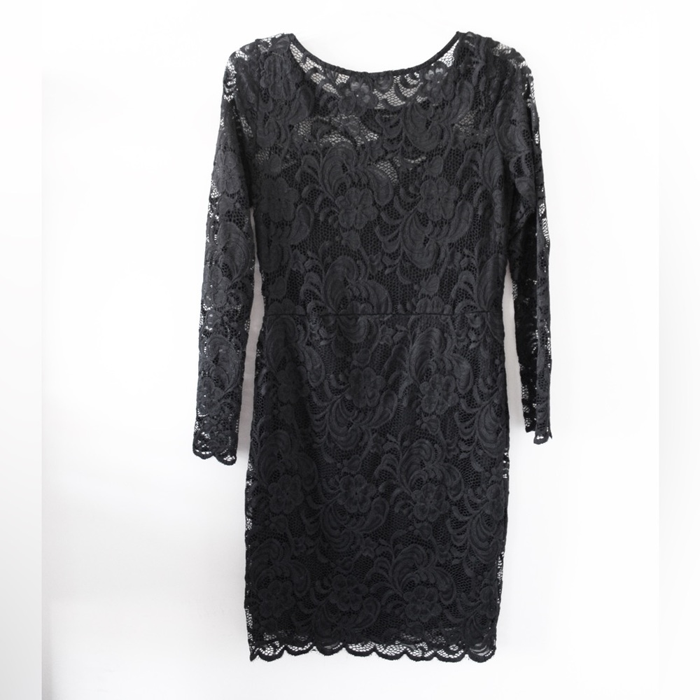 Ambiance Women’s Black Lace Dress